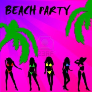 4583519-pink-beach-party-background